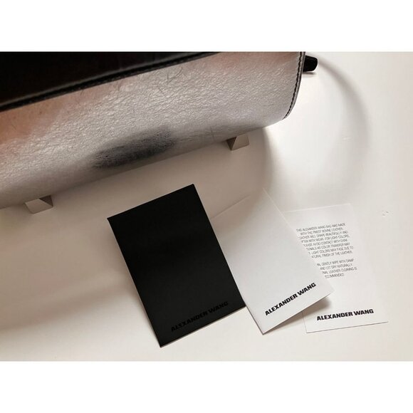 Alexander Wang Chastity Mini Bag Silver Metallic - Picture 12 of 13